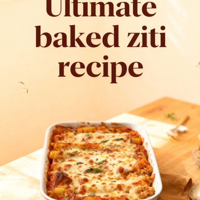 Ultimate Baked Ziti Recipe