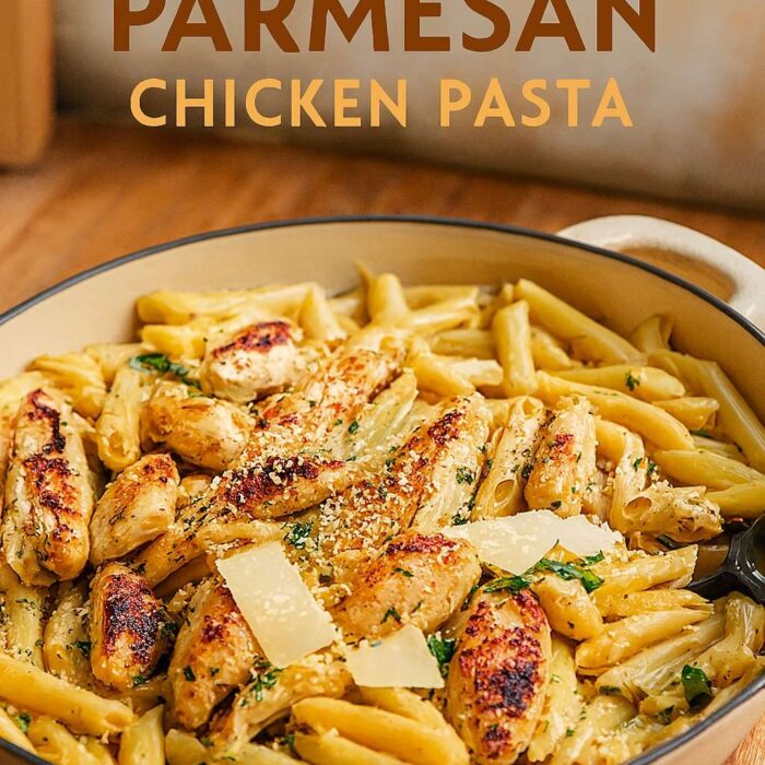 Garlic Parmesan Chicken Pasta