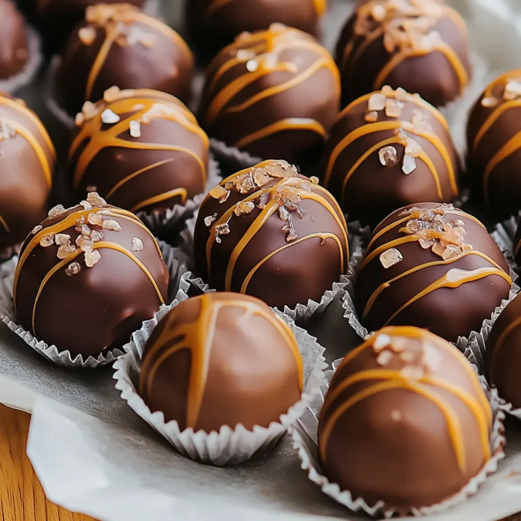 Easy Caramel Truffles
