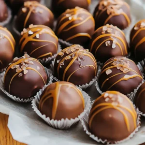Easy Caramel Truffles