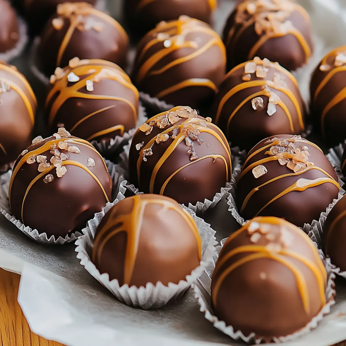 Easy Caramel Truffles
