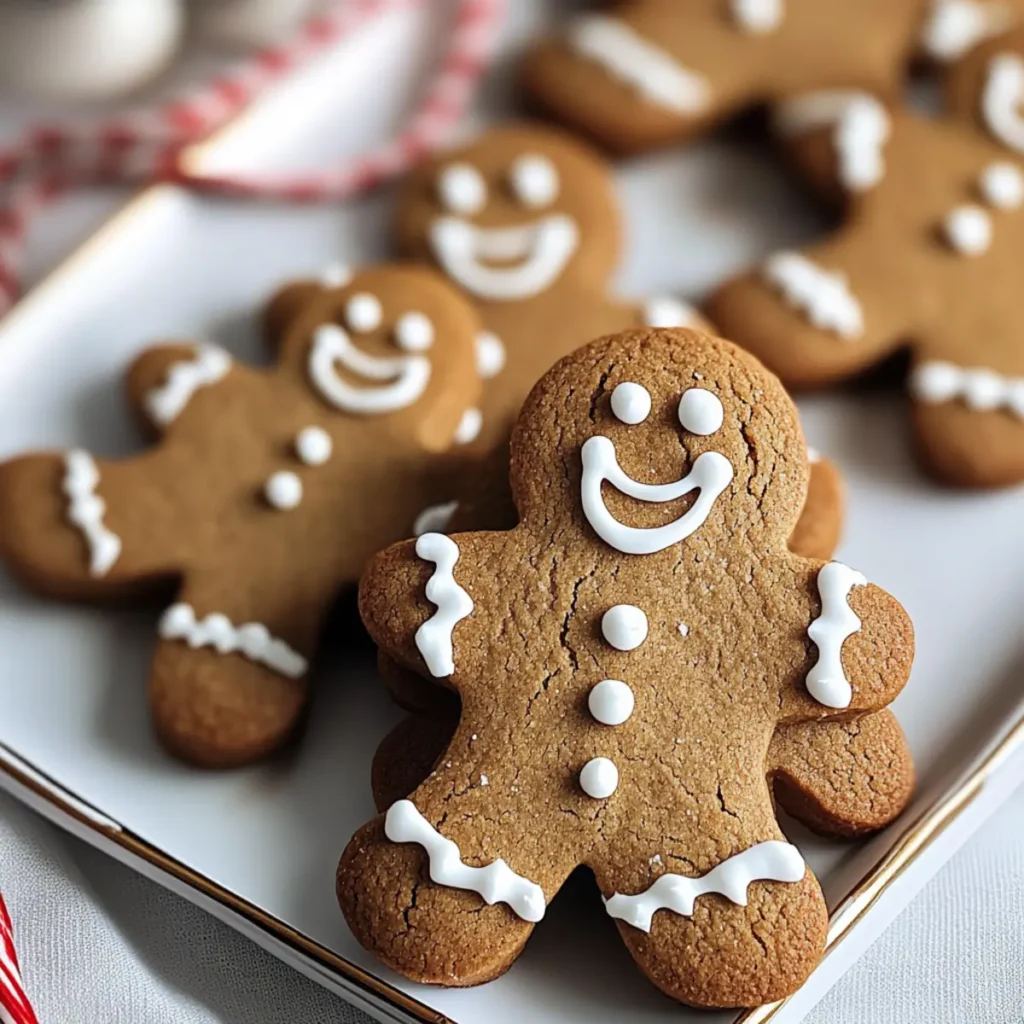 Healthier Easy Gingerbread Cookies