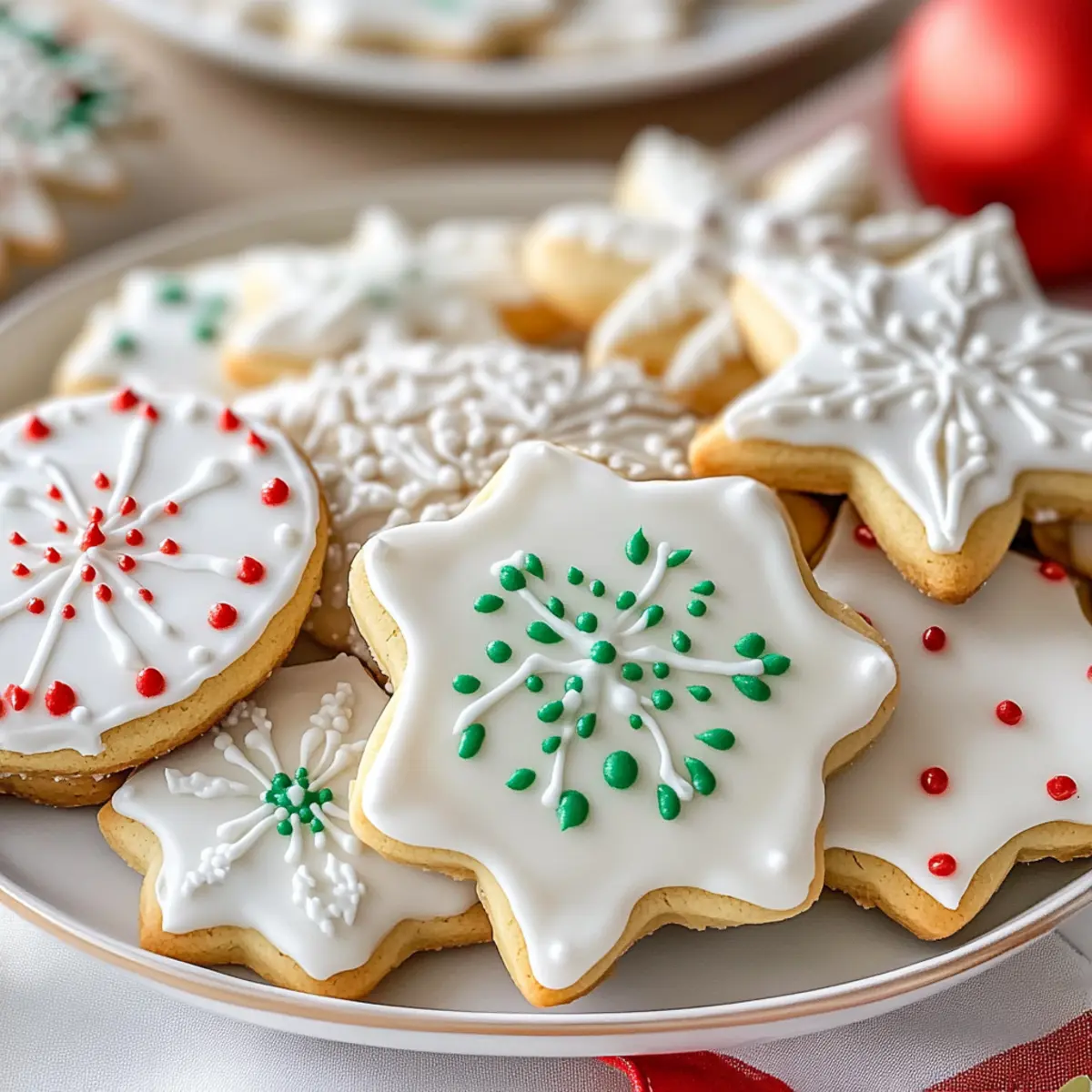 Easy Decorated Cookies (All White Ideas)