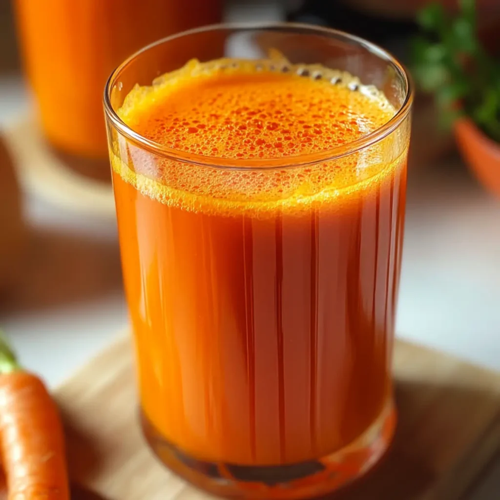 Carrot Juice Recipe with Orange & Ginger