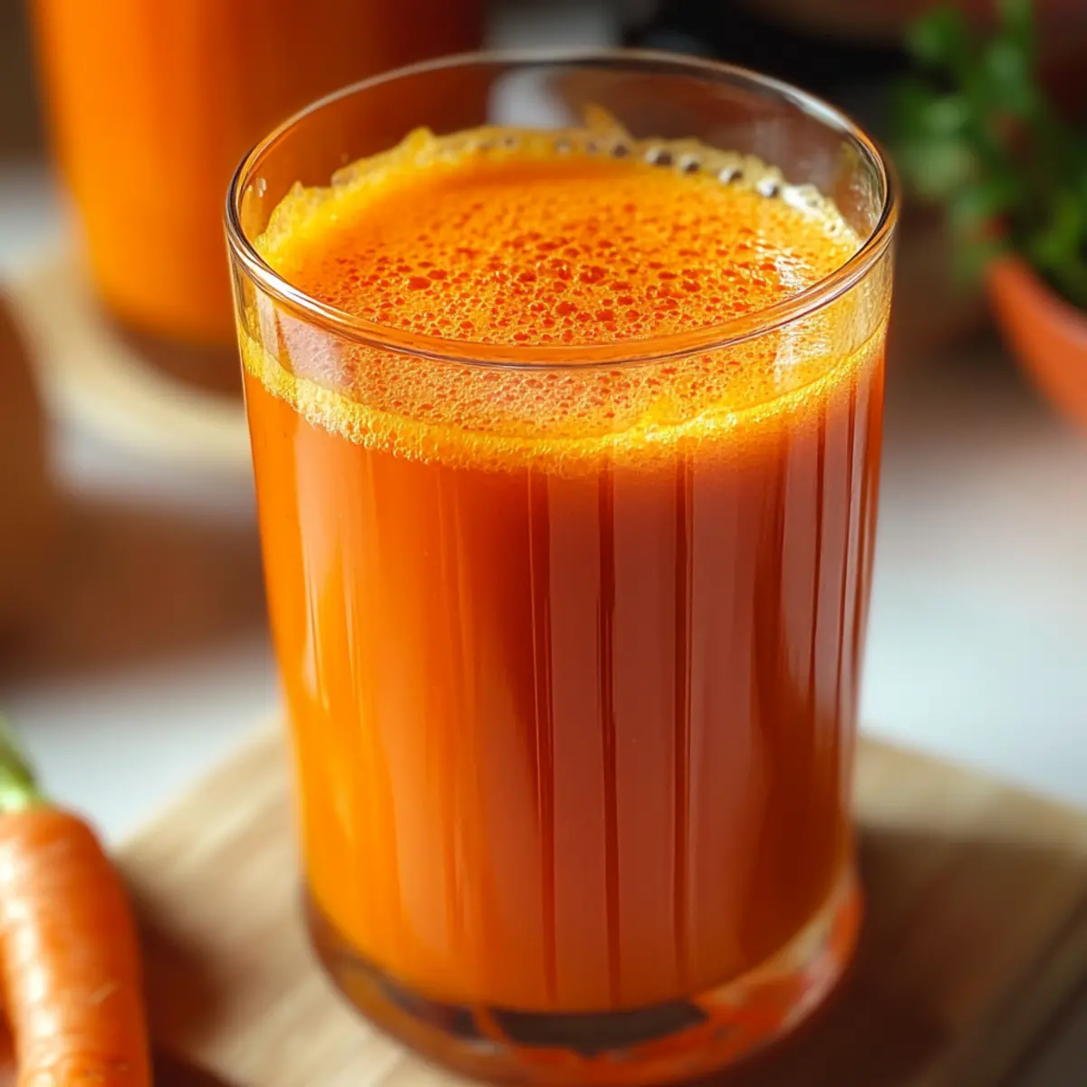 Carrot Juice Recipe with Orange & Ginger