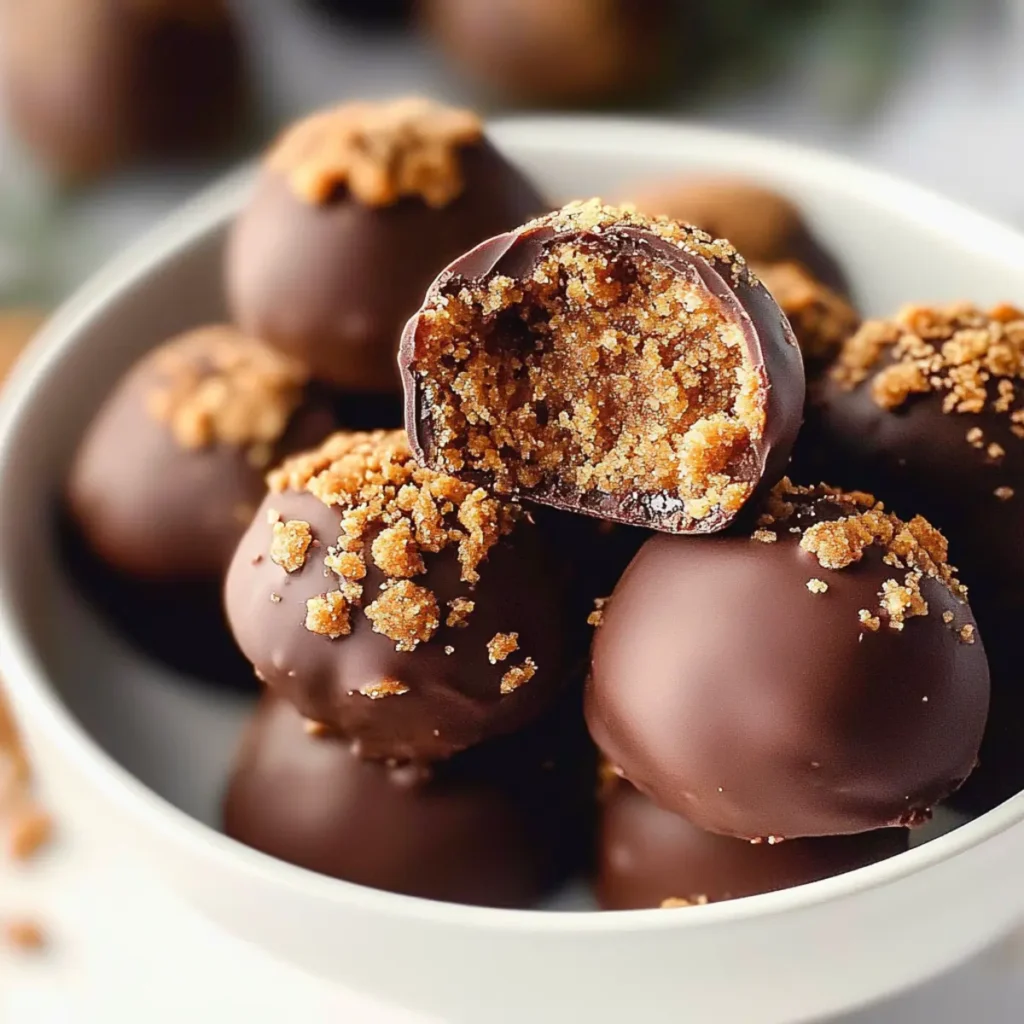 Easy Gingersnap Truffles
