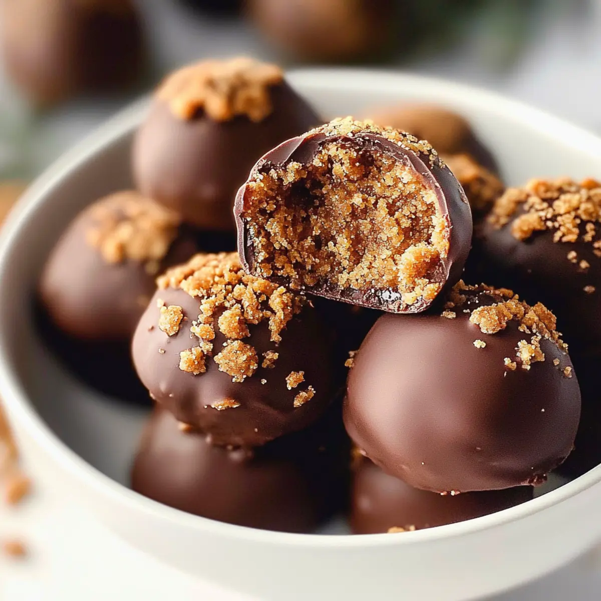 Easy Gingersnap Truffles