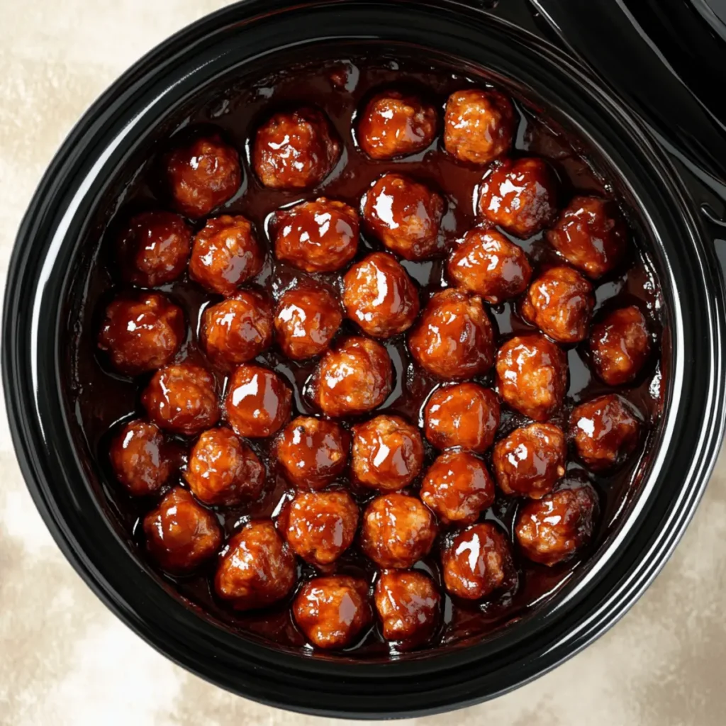 Cranberry BBQ Meatballs