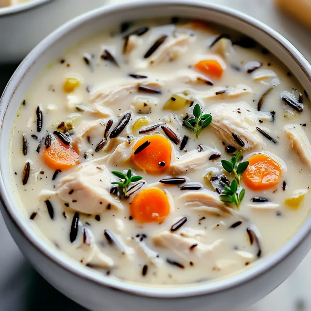 Creamy Chicken Wild Rice Soup