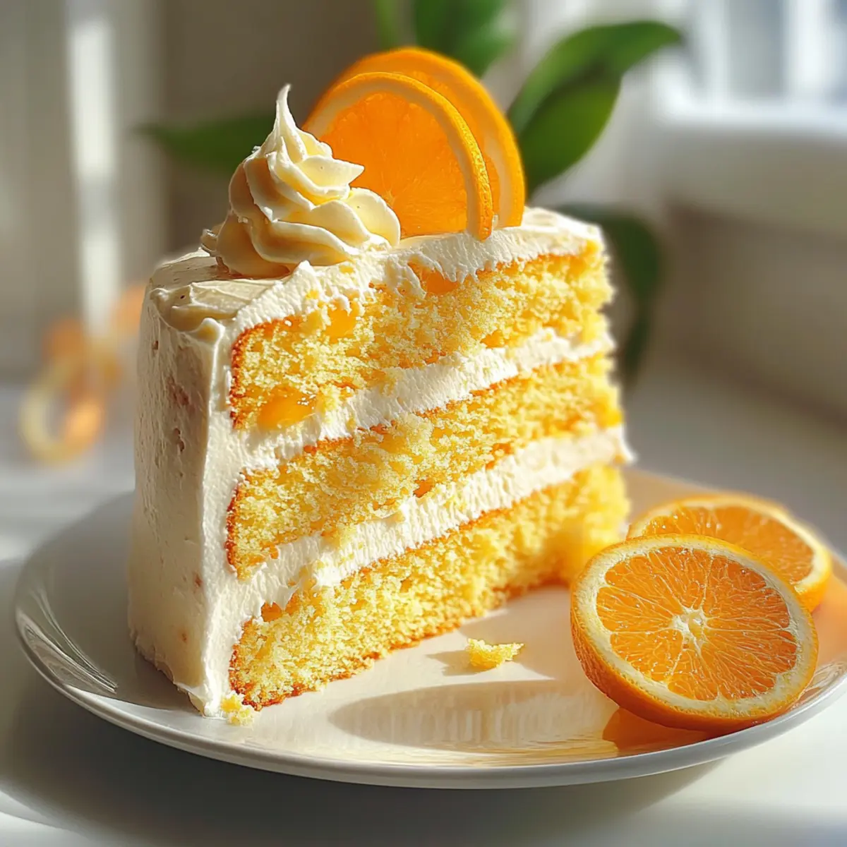 Orange Creamsicle Cake