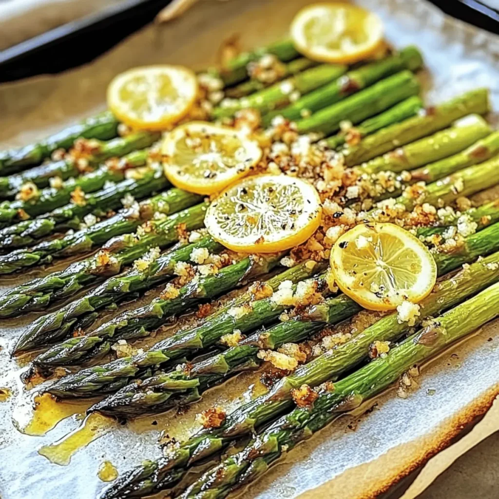 Honey Lemon Roasted Asparagus