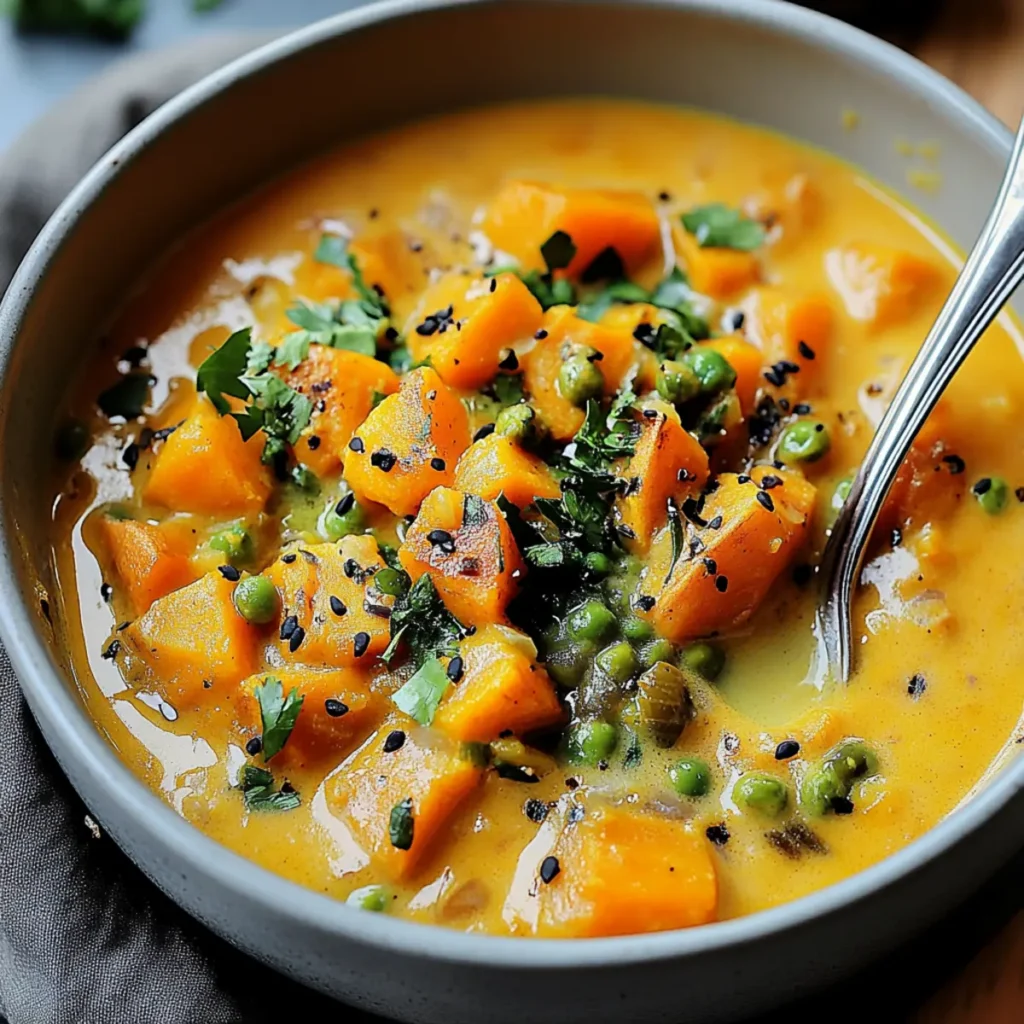 Ginger Sweet Potato Coconut Milk Stew