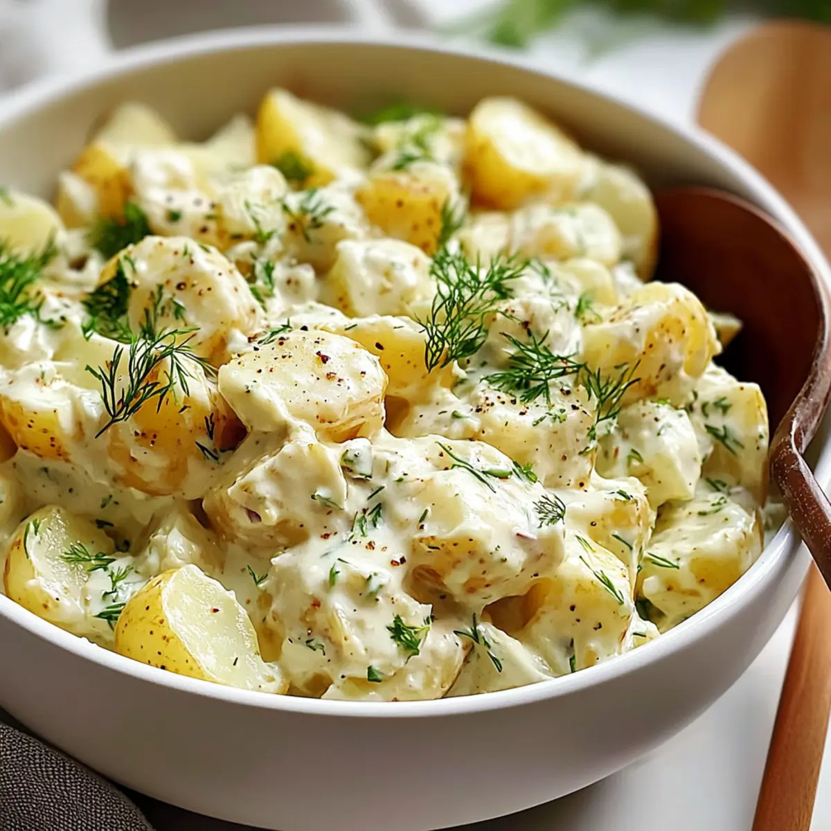 The Best Creamy Potato Salad