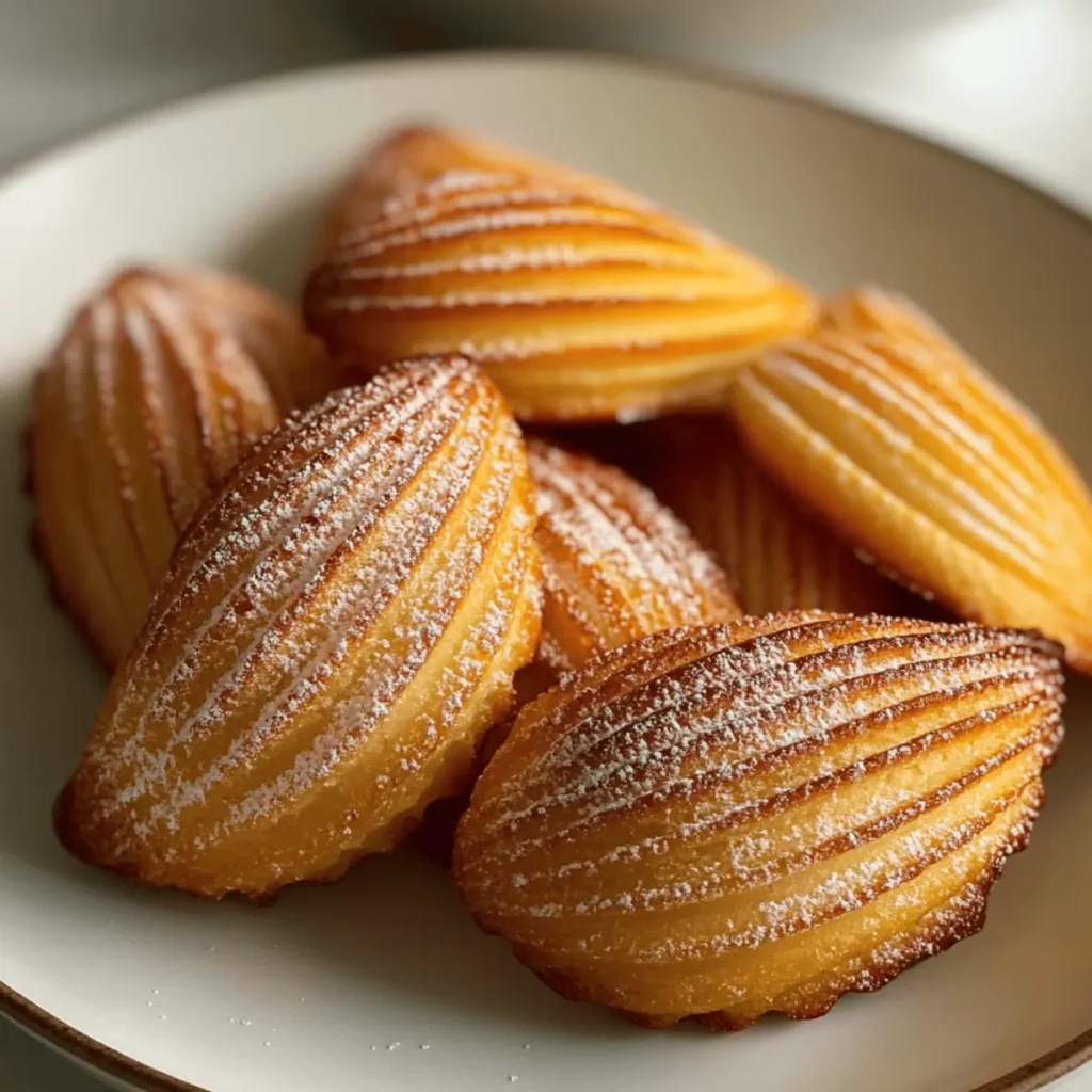 Brown Butter Maple Madeleines