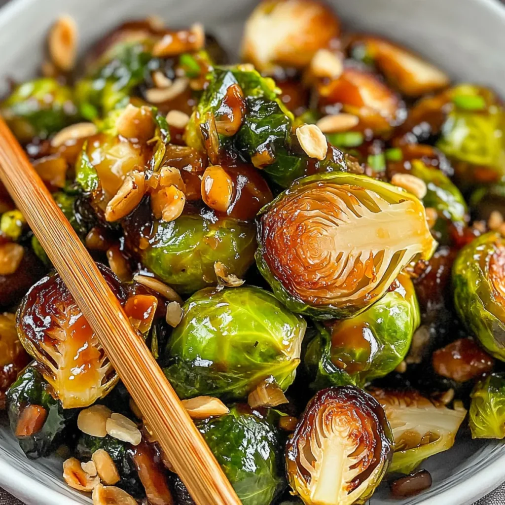 Kung Pao Brussels Sprouts