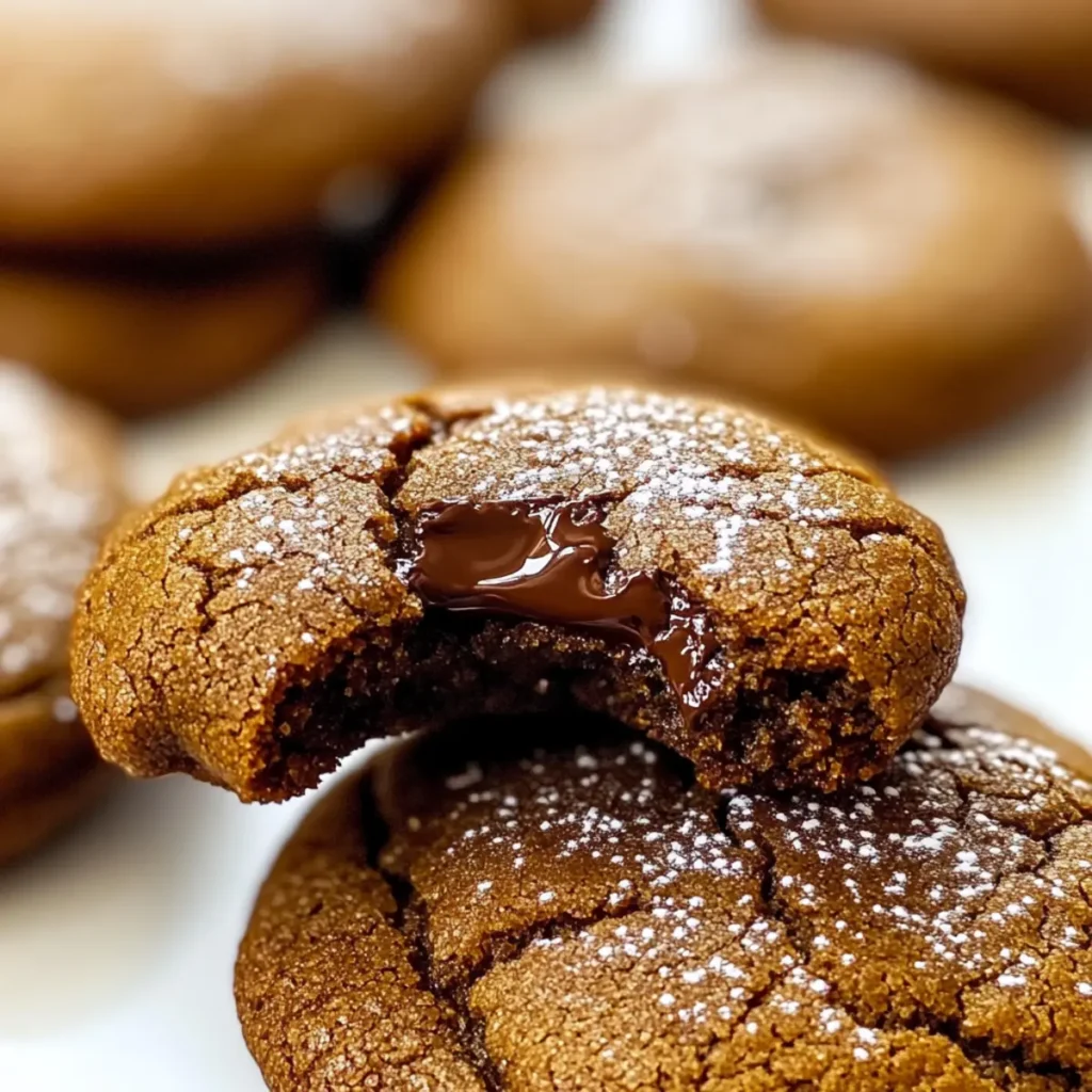 Chewy Chocolate Gingerbread Cookies