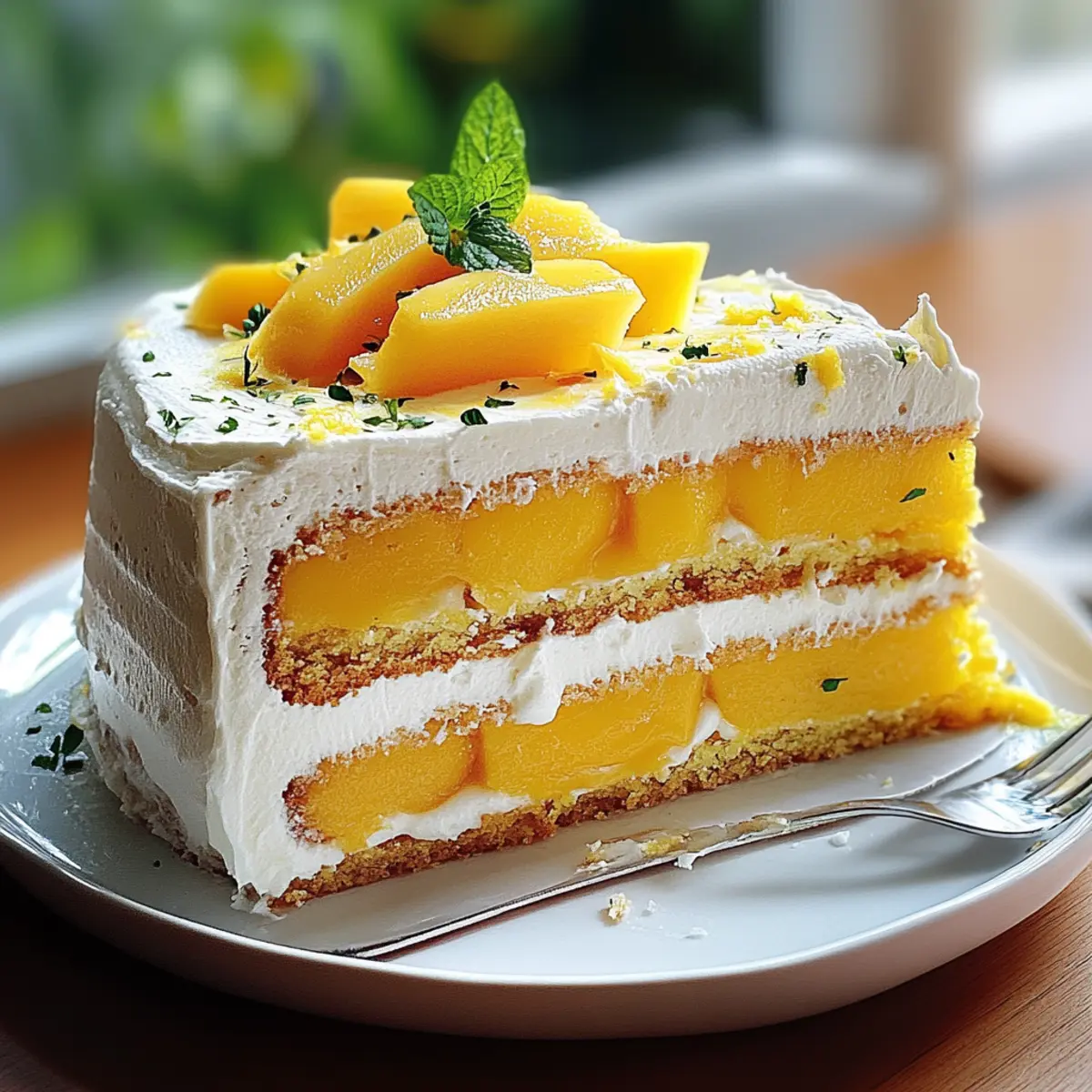 Mango Lassi Tres Leches Cake