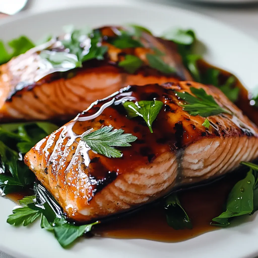 Balsamic Glazed Salmon