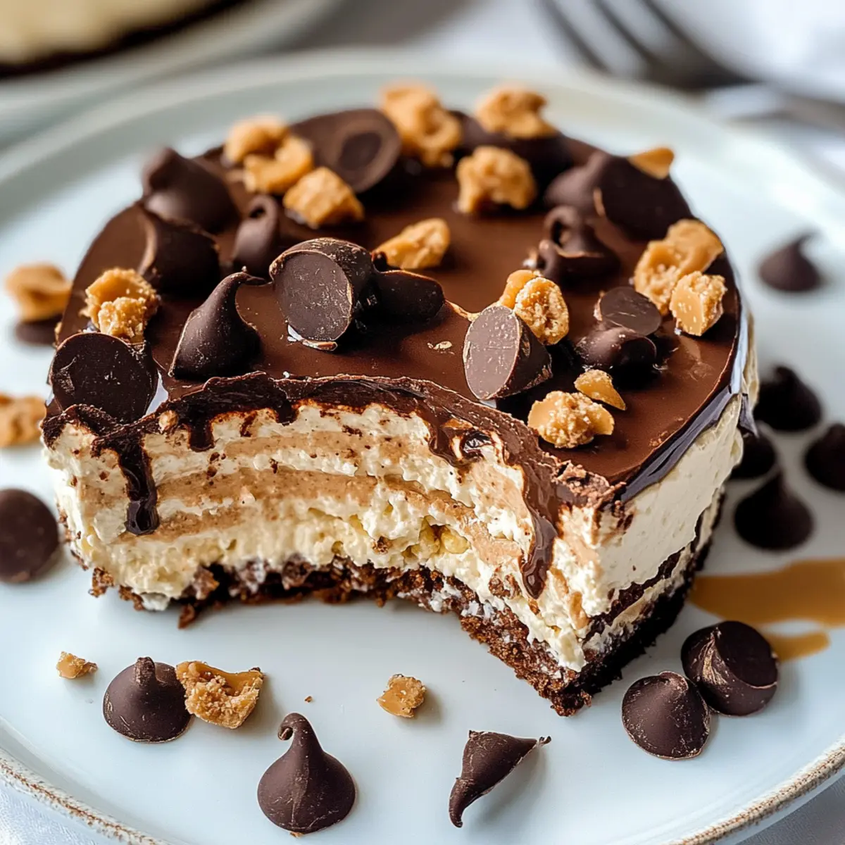 Chocolate Peanut Butter Cottage Cheese Dessert