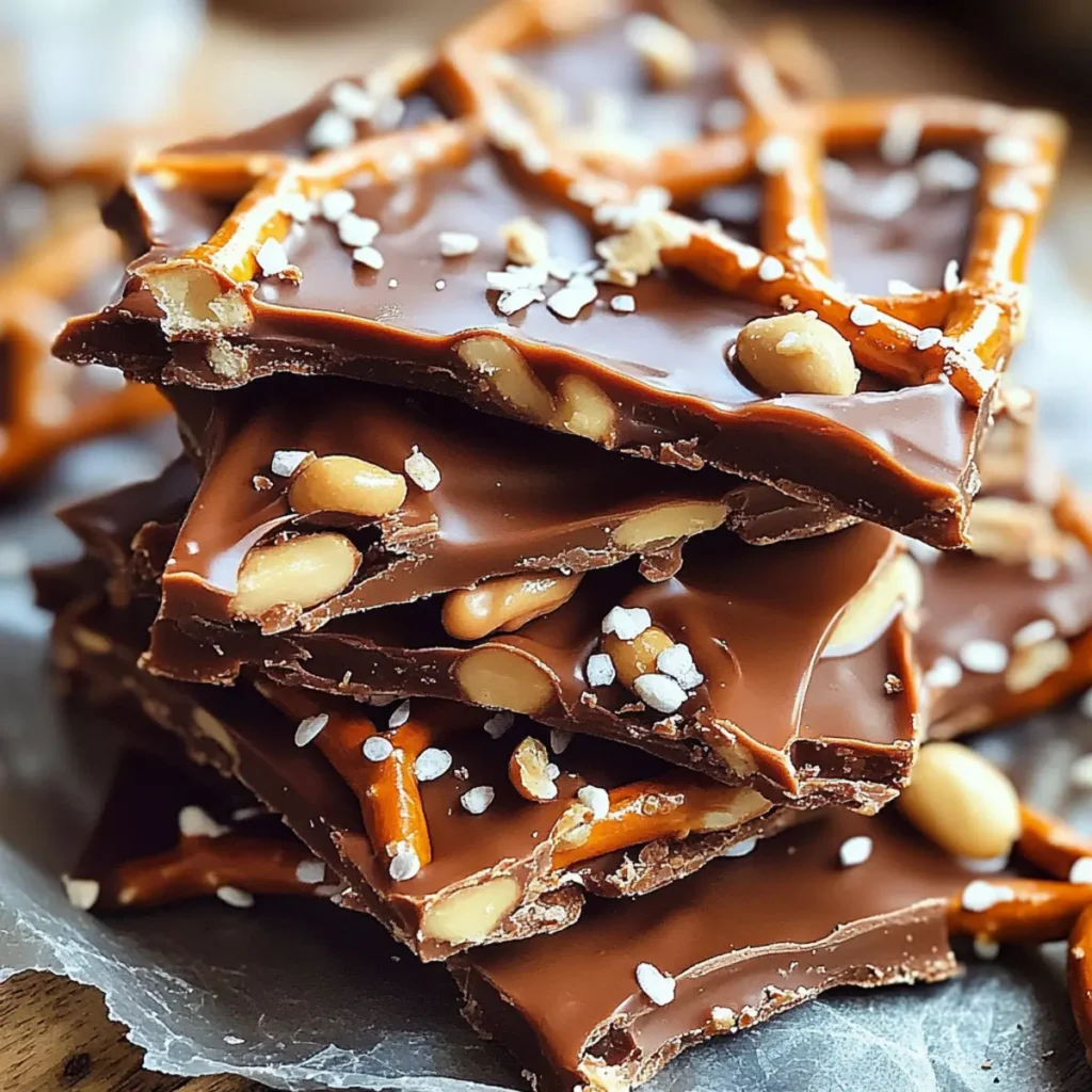 Peanut Butter Pretzel Bark