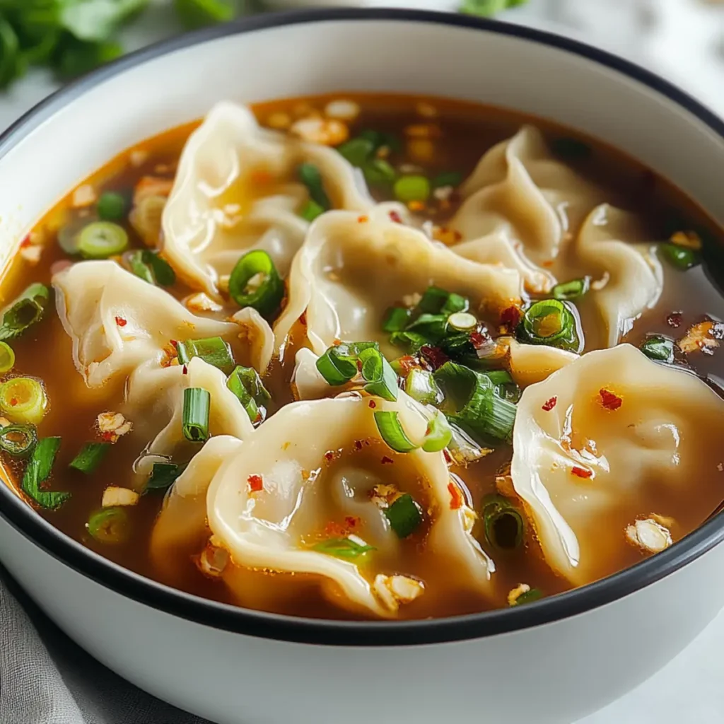 Easy Potsticker Soup