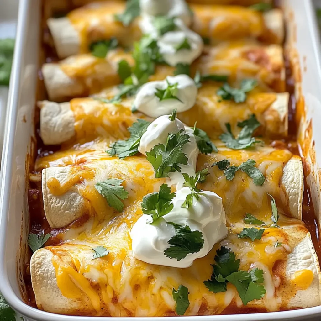 Cheesy Chicken Enchiladas