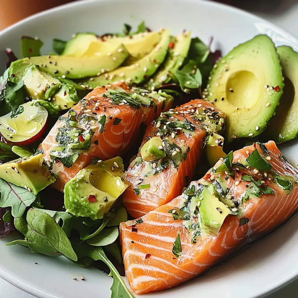 Salmon Avocado Salad