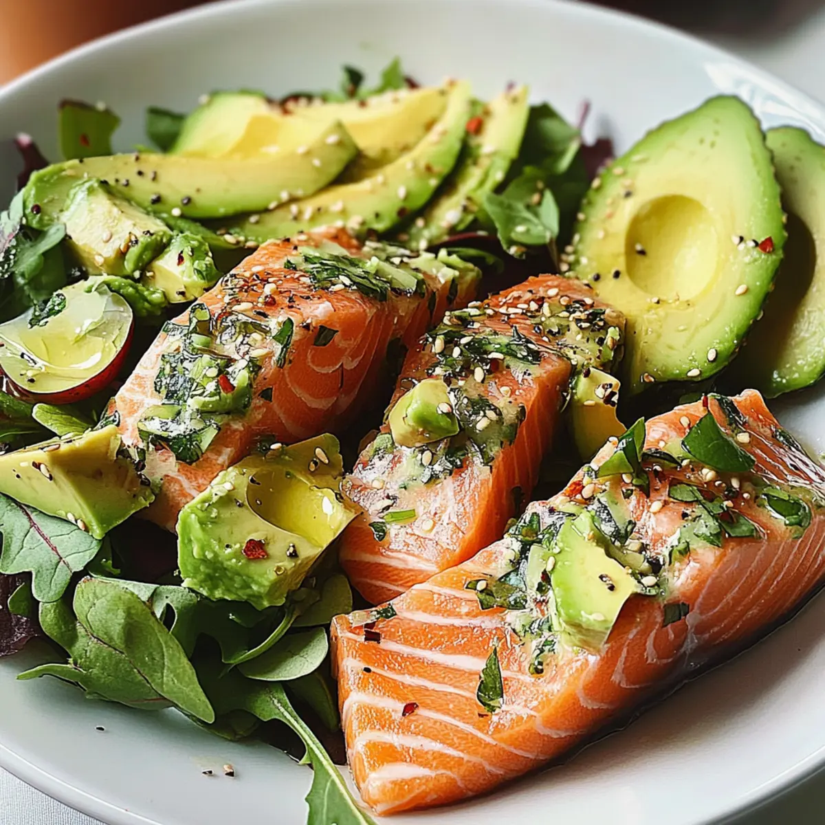 Salmon Avocado Salad