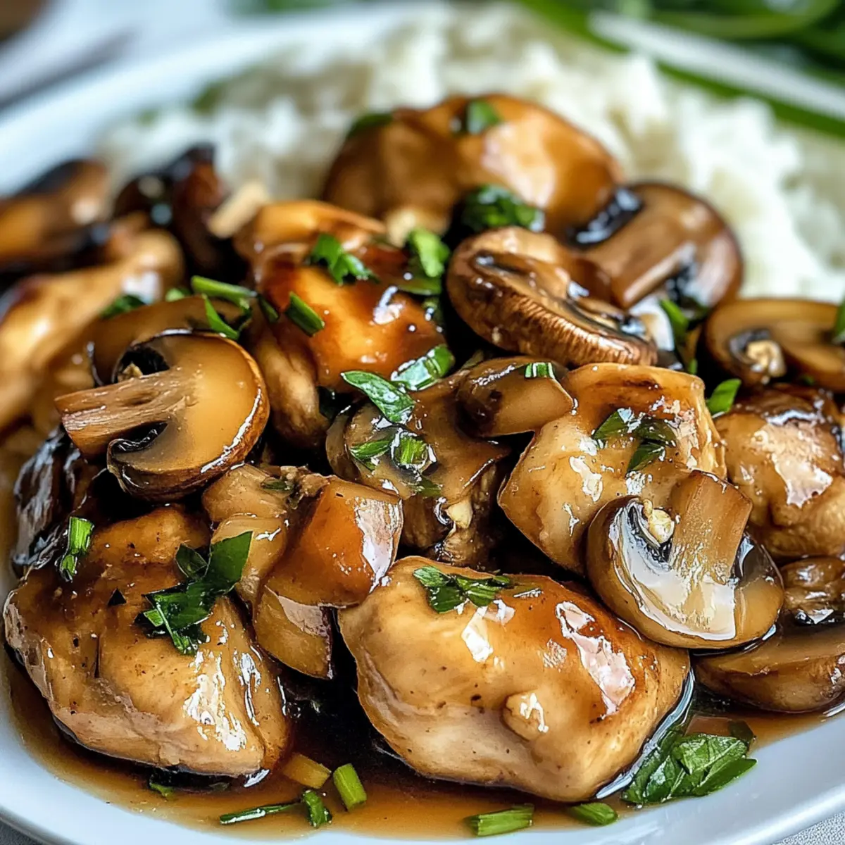 Mushroom Chicken