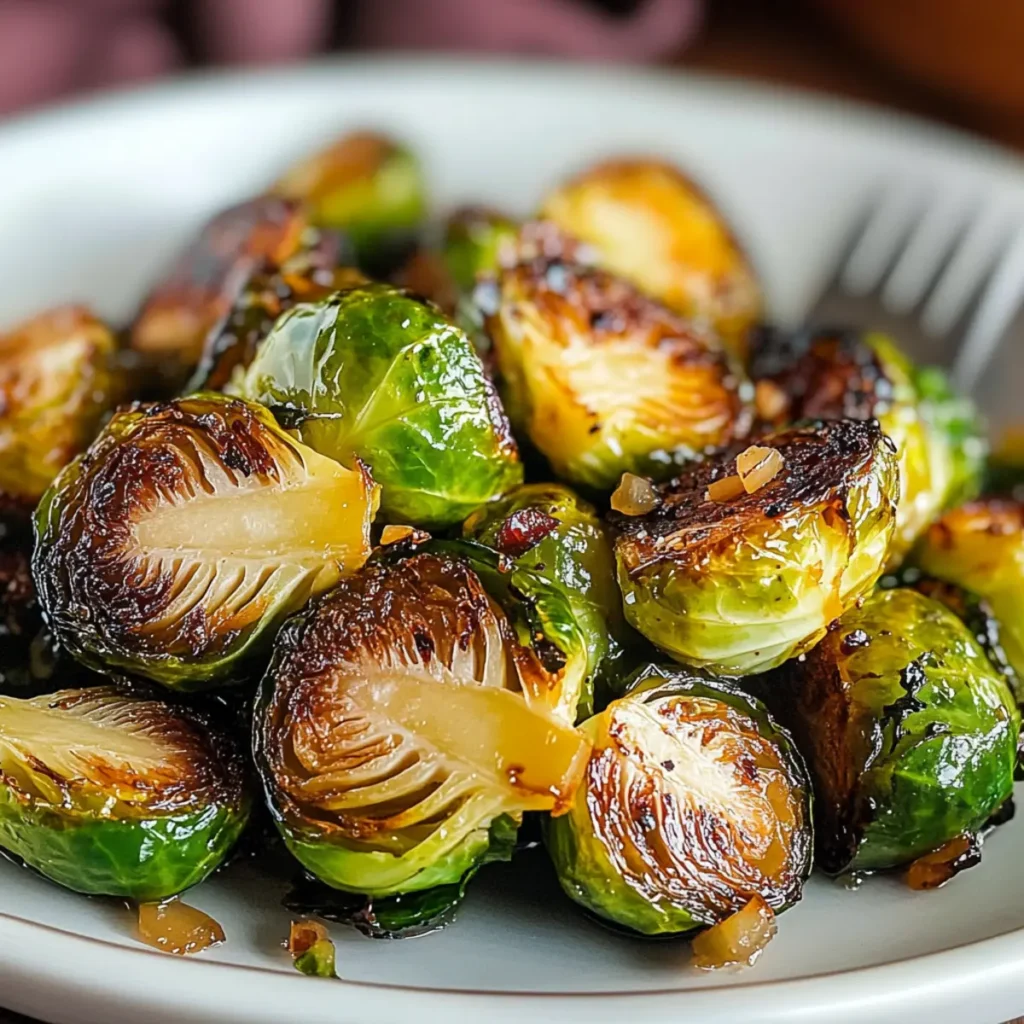 Maple Dijon Brussels Sprouts