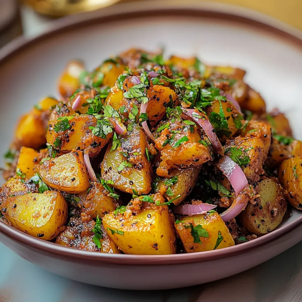 Chaat Masala Potatoes