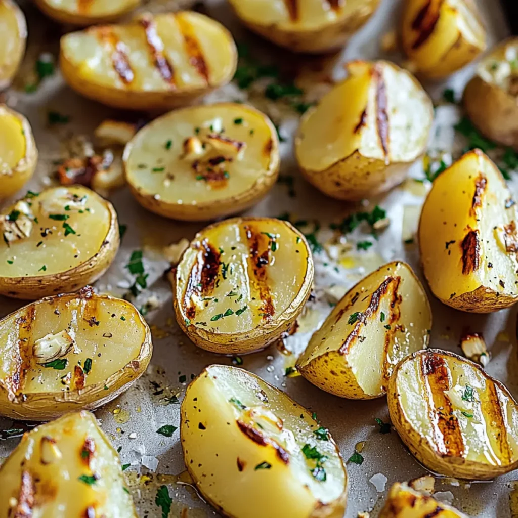 Best Easy Sheet Pan Scored Potatoes