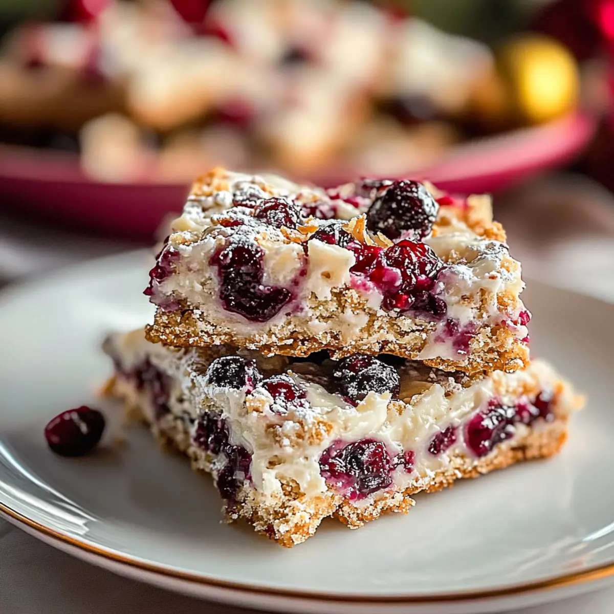 Cranberry Bliss Bars