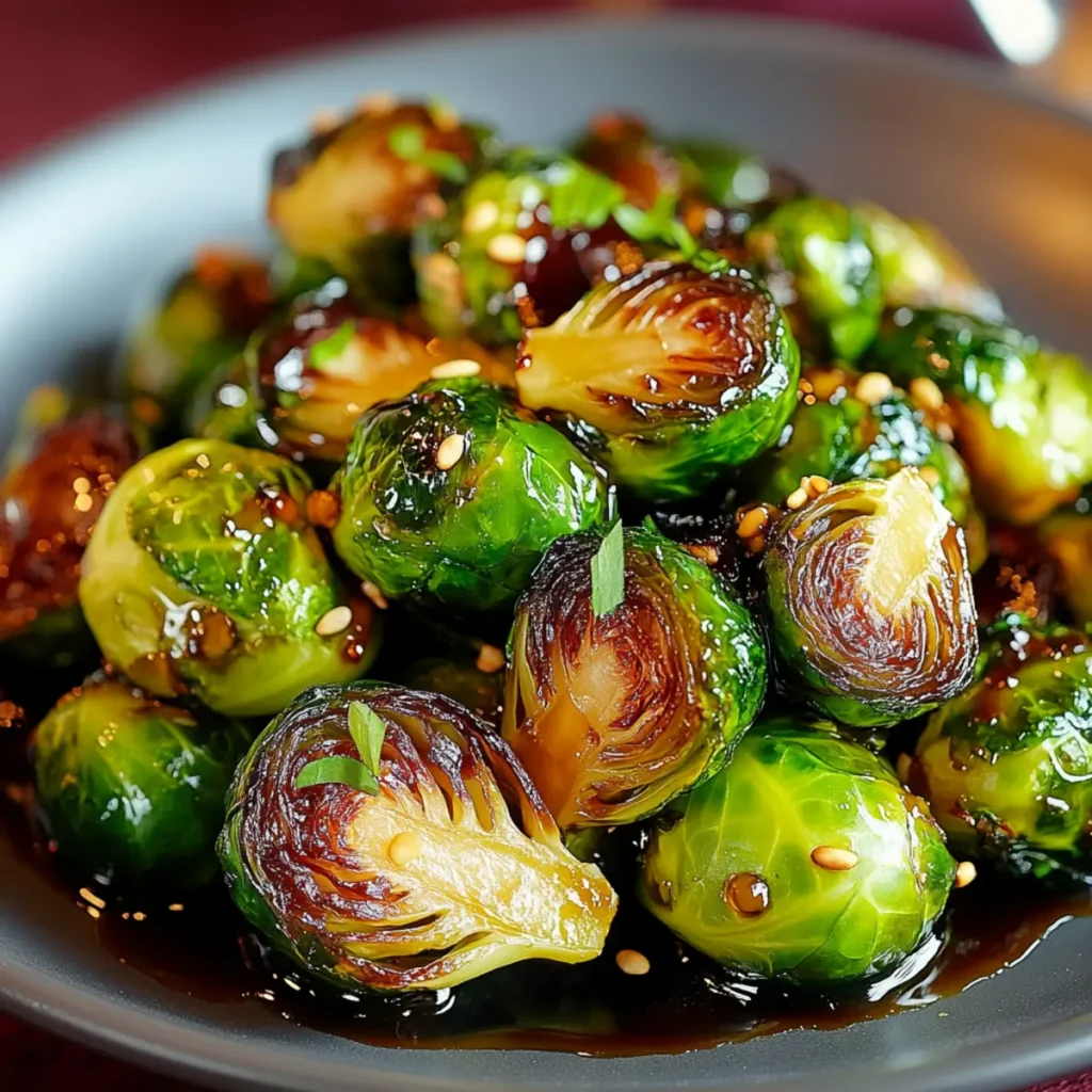 Balsamic Brussels Sprouts