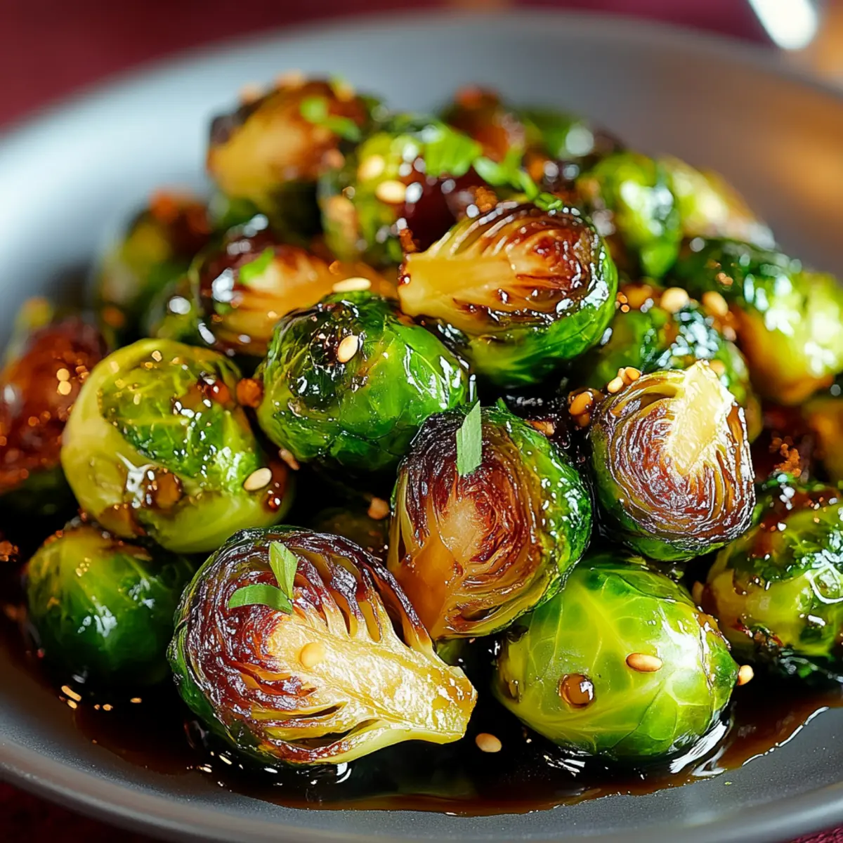Balsamic Brussels Sprouts
