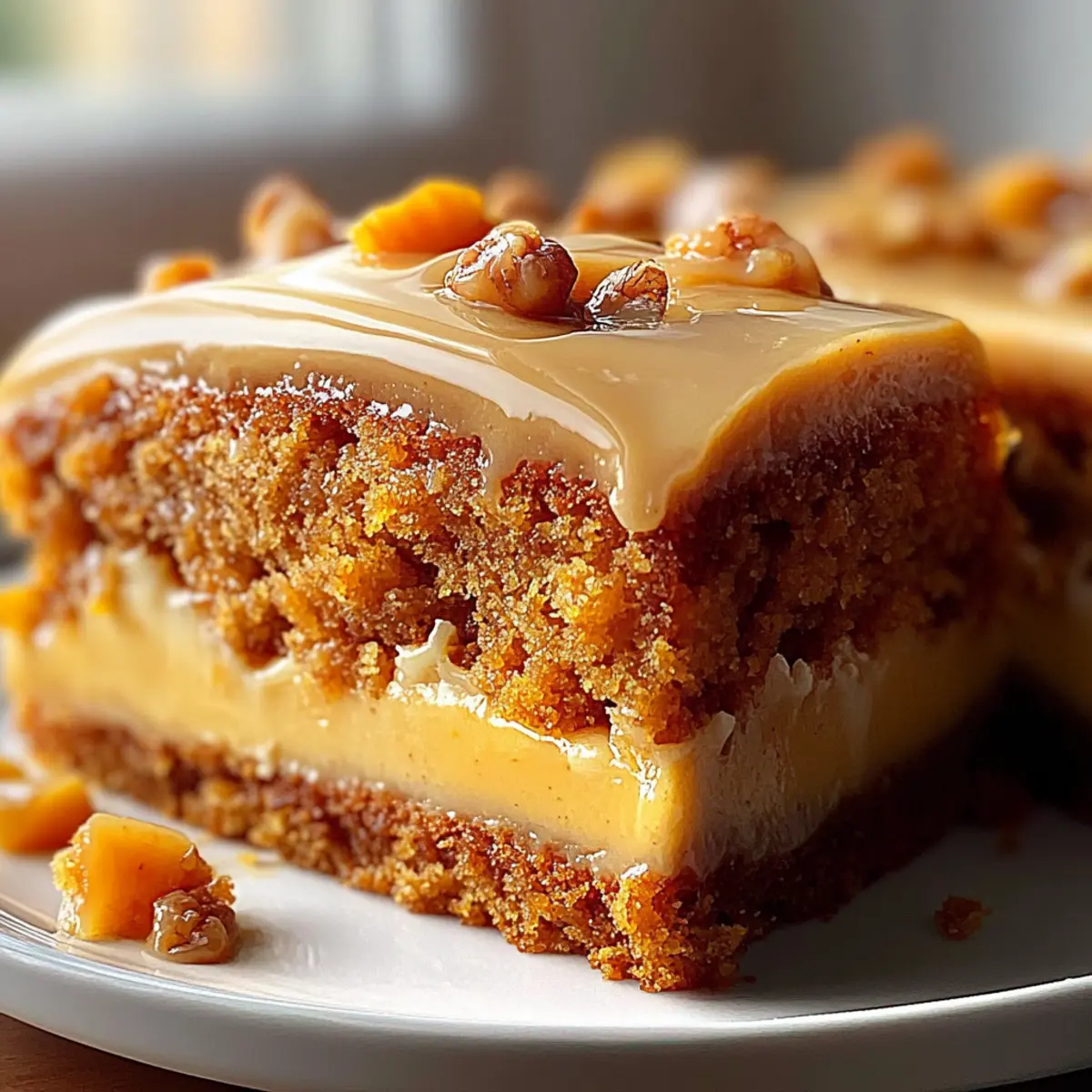 Sweet Potato Honeybun Cake