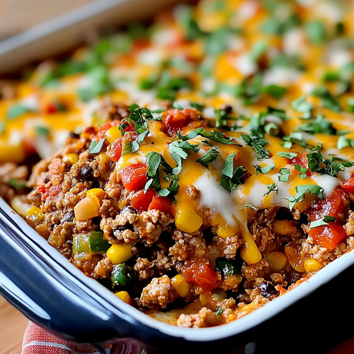 Southwest Ground Turkey Casserole