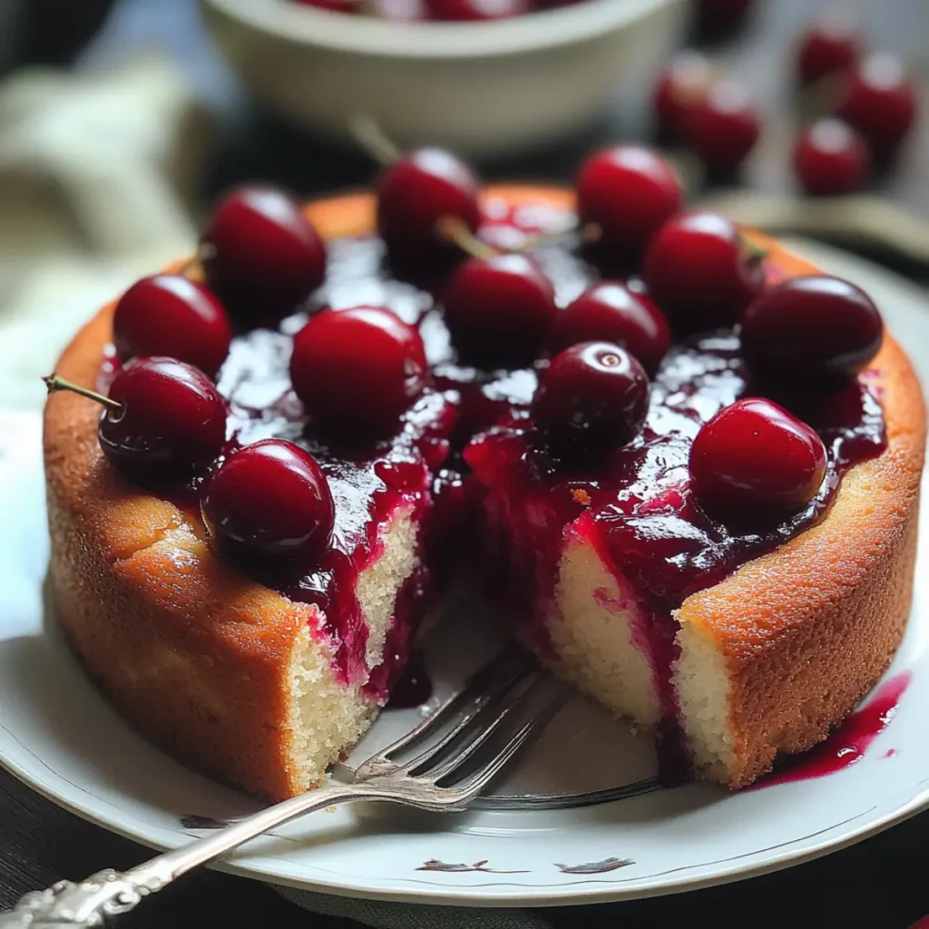 Simple Cherry Cake