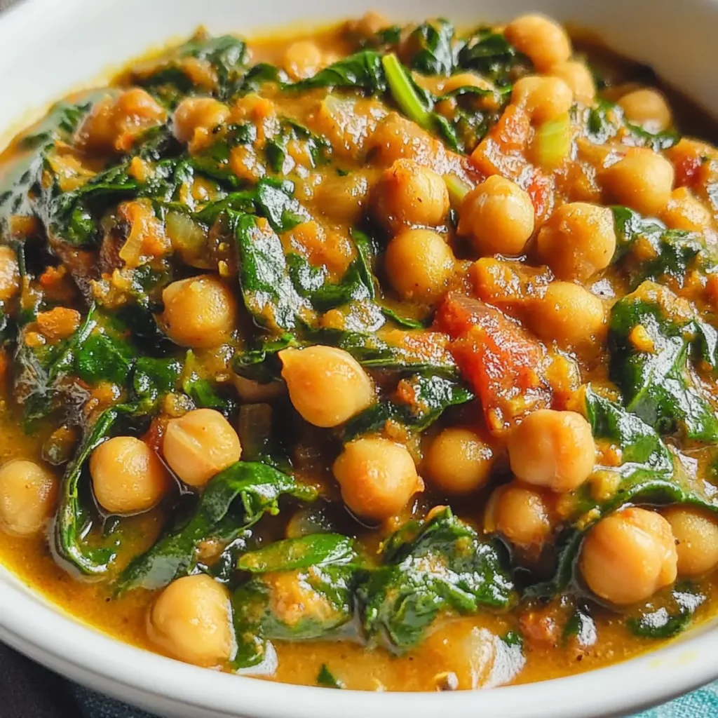 Chickpea Spinach Curry
