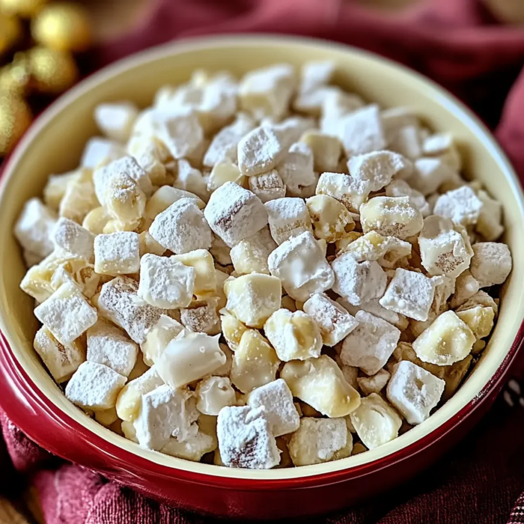 White Chocolate Reindeer Chow