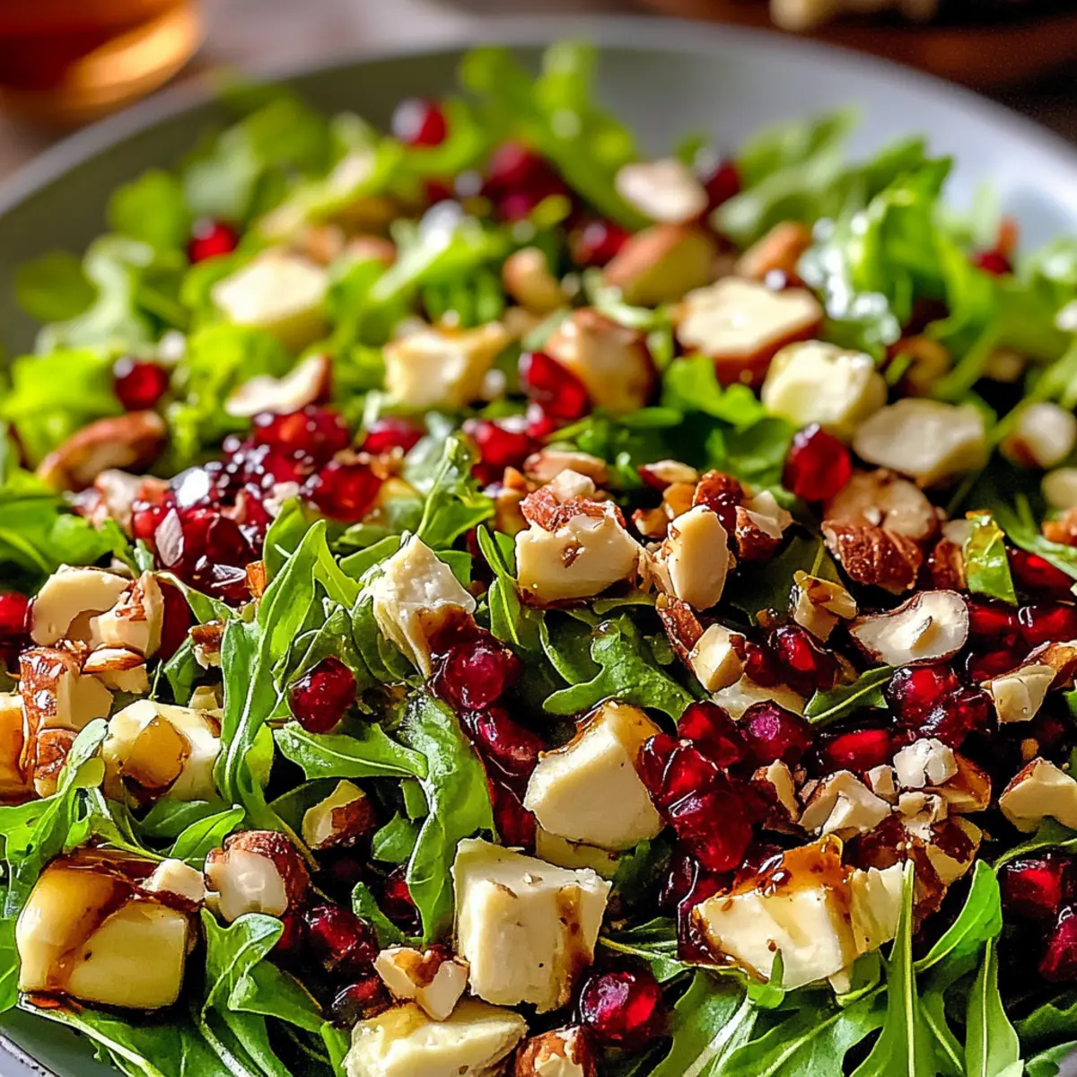 Christmas Salad with Honey Mustard Dressing