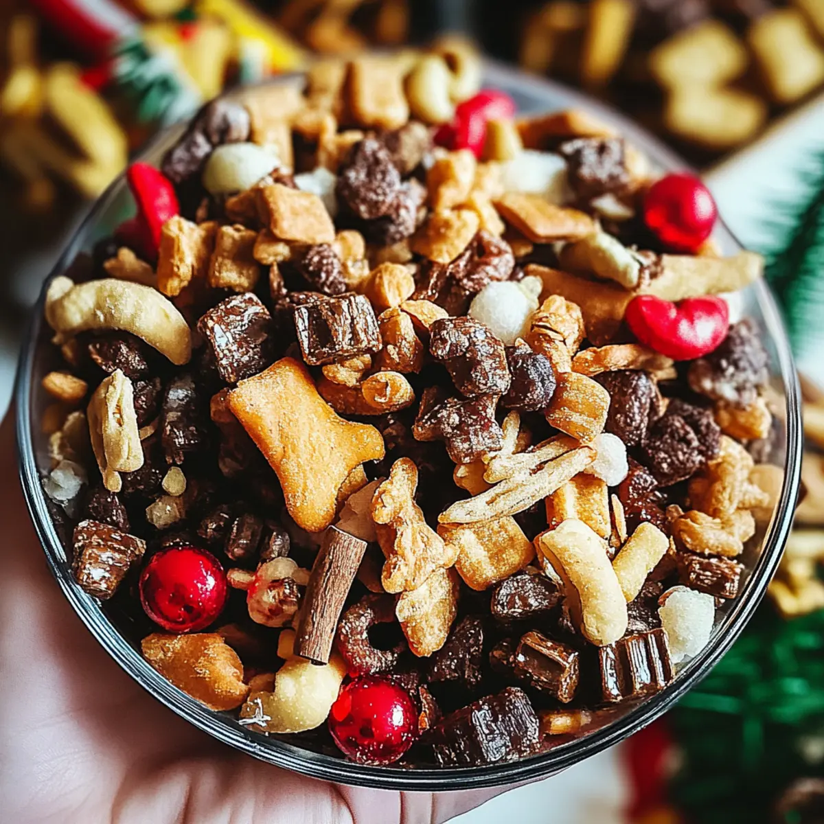 Reindeer Chow: Festive Snack Mix
