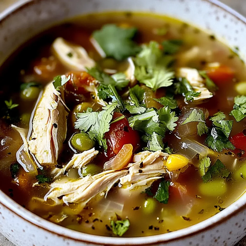 Santa Fe Green Chile Chicken Soup