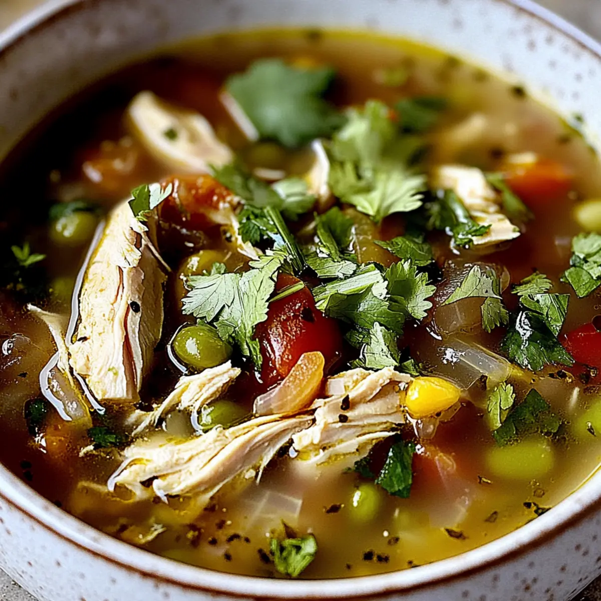 Santa Fe Green Chile Chicken Soup