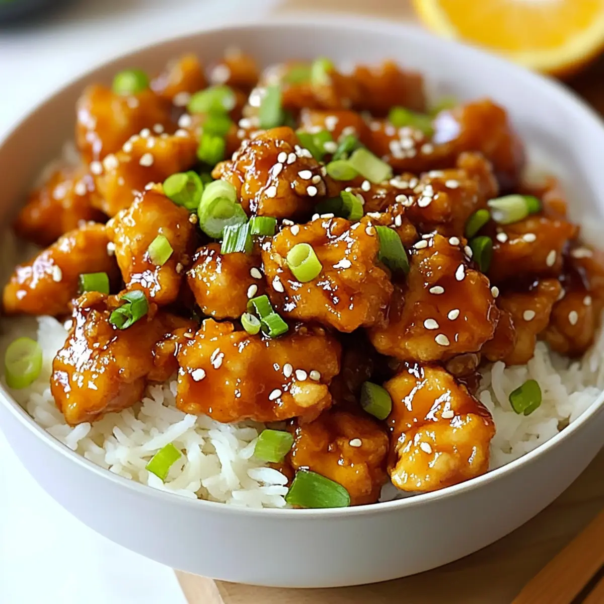 Copycat Panda Express Orange Chicken