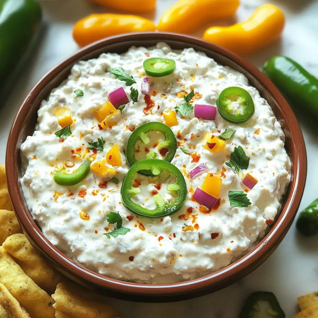Cottage Cheese Jalapeño Dip