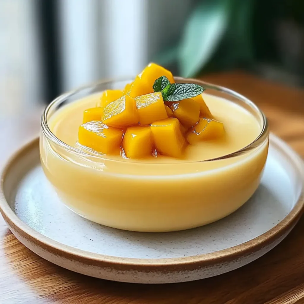 Chinese Mango Pudding - Cook With Dana