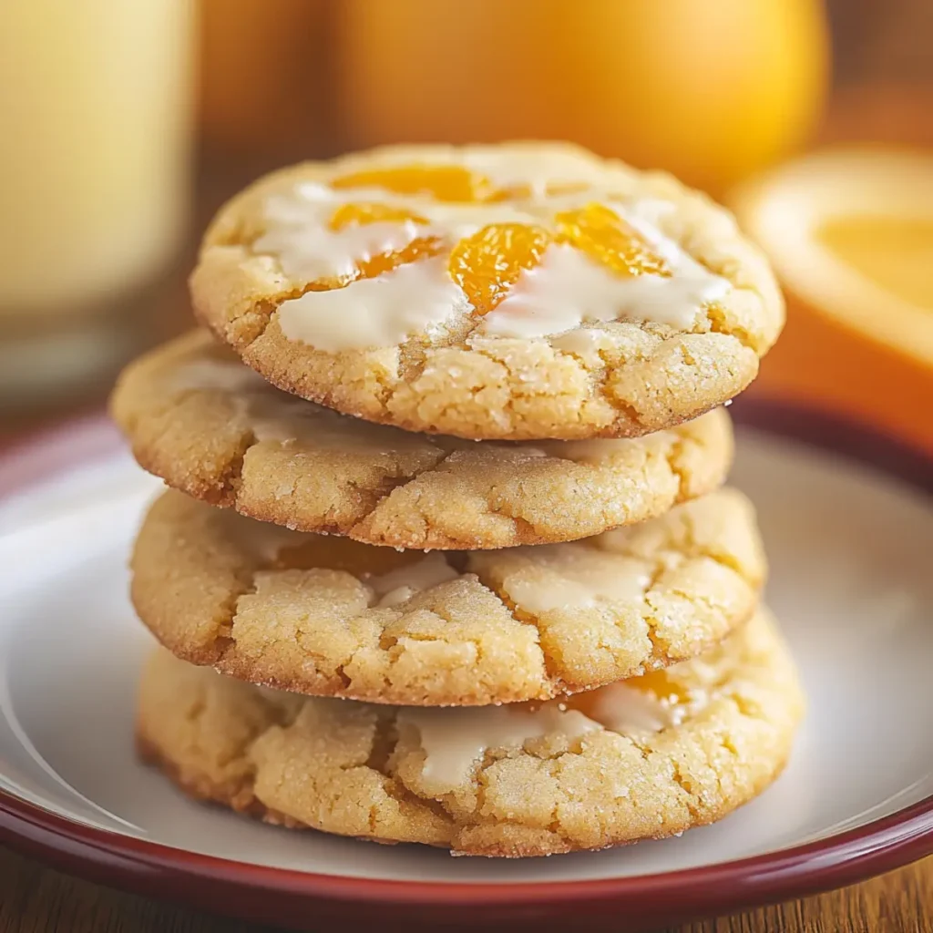 Fluffy Cookies with Orange Juice