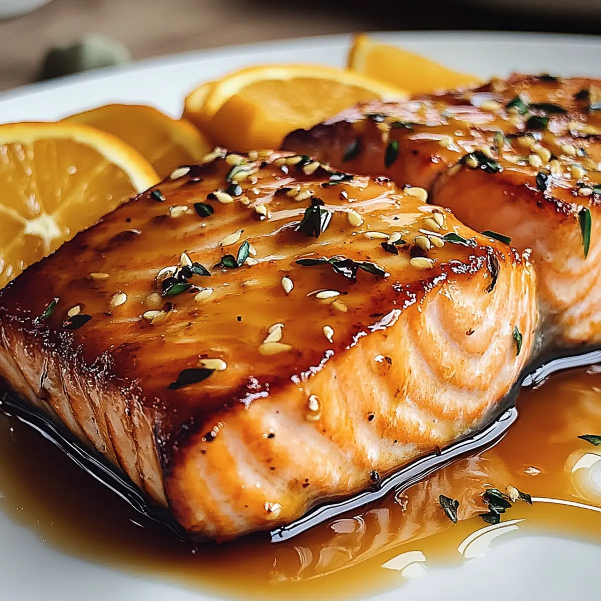 Orange Glazed Salmon