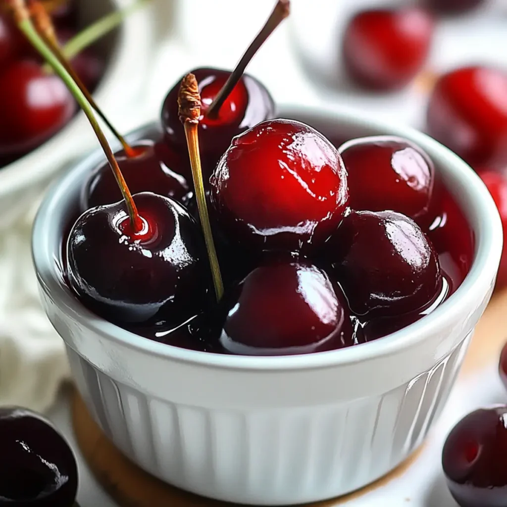 Homemade Maraschino Cherries